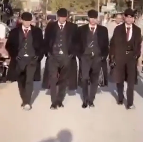 Taliban arrest four men for dressing up as Peaky Blinders characters