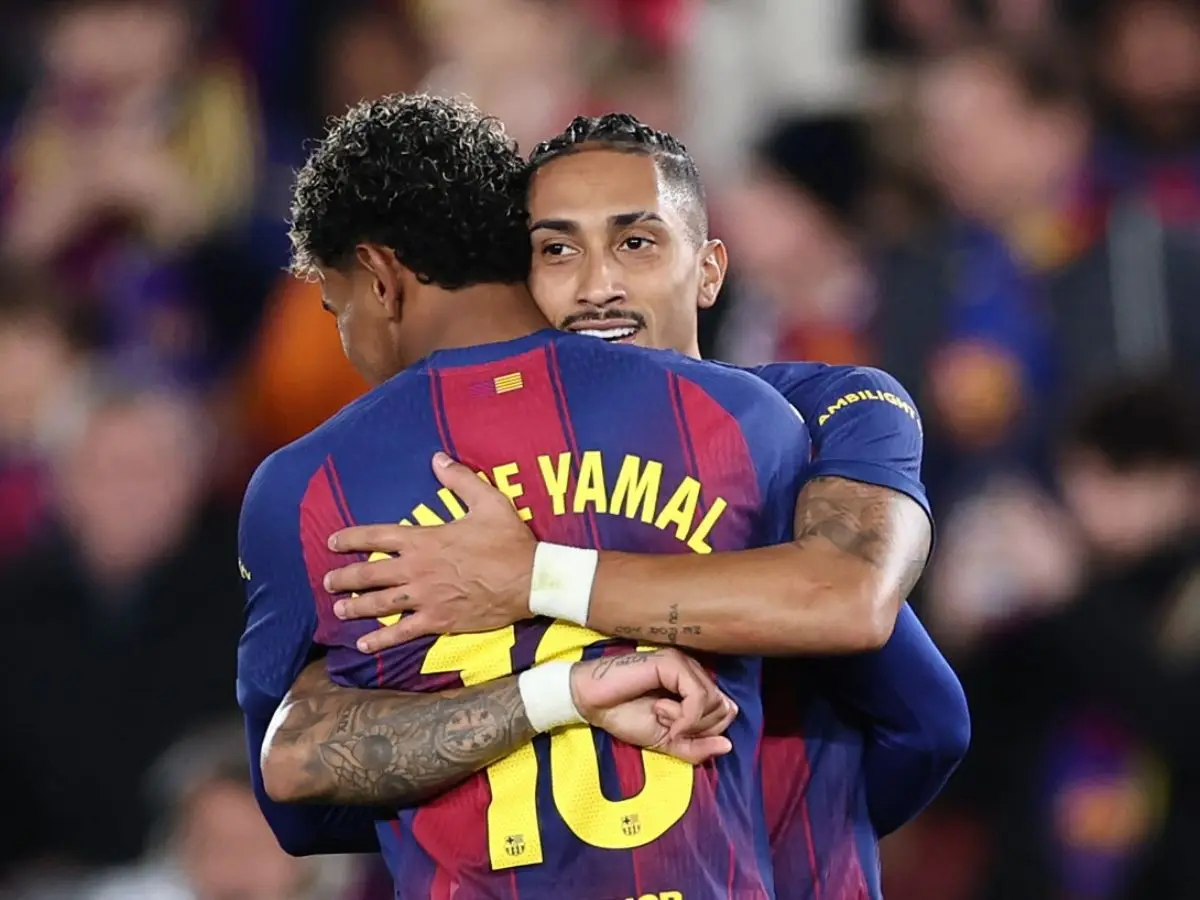 Raphinha hits brace as Barcelona extend Liga lead in win over Osasuna Raphinha hits brace as Barcelona extend Liga lead in win over Osasuna