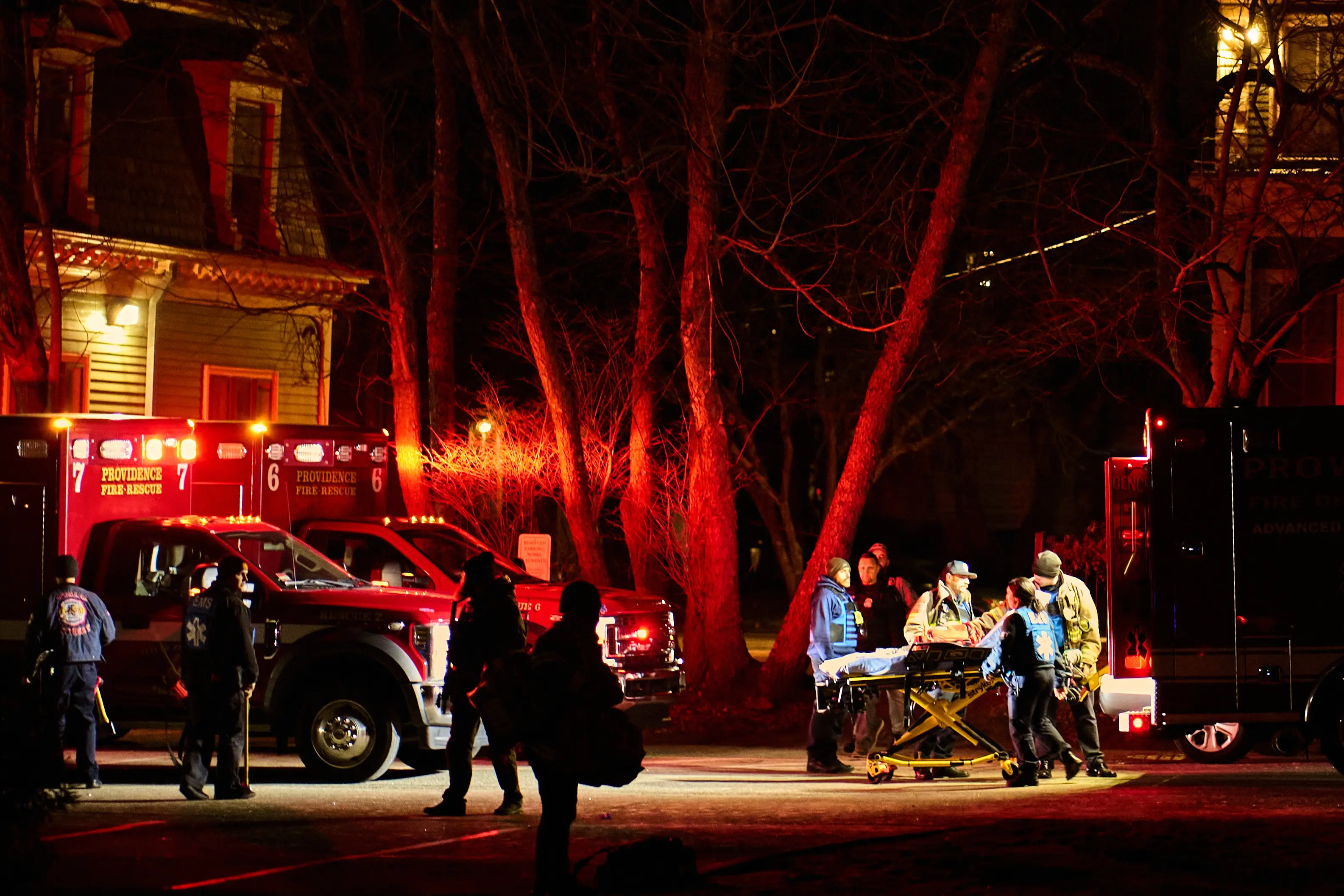 Person of interest held in custody after shooting in Brown University