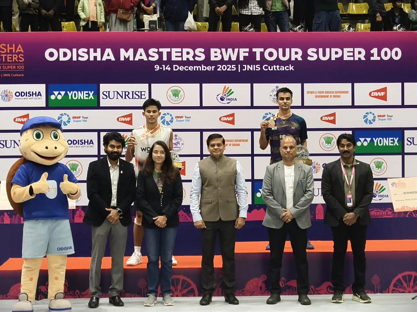 Unnati Hooda, Kiran George secures singles titles at Odisha Masters 2025 Unnati Hooda, Kiran George secures singles titles at Odisha Masters 2025