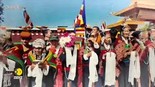 His Holiness Dalai Lama arrives at Drepung Gomang Monastery