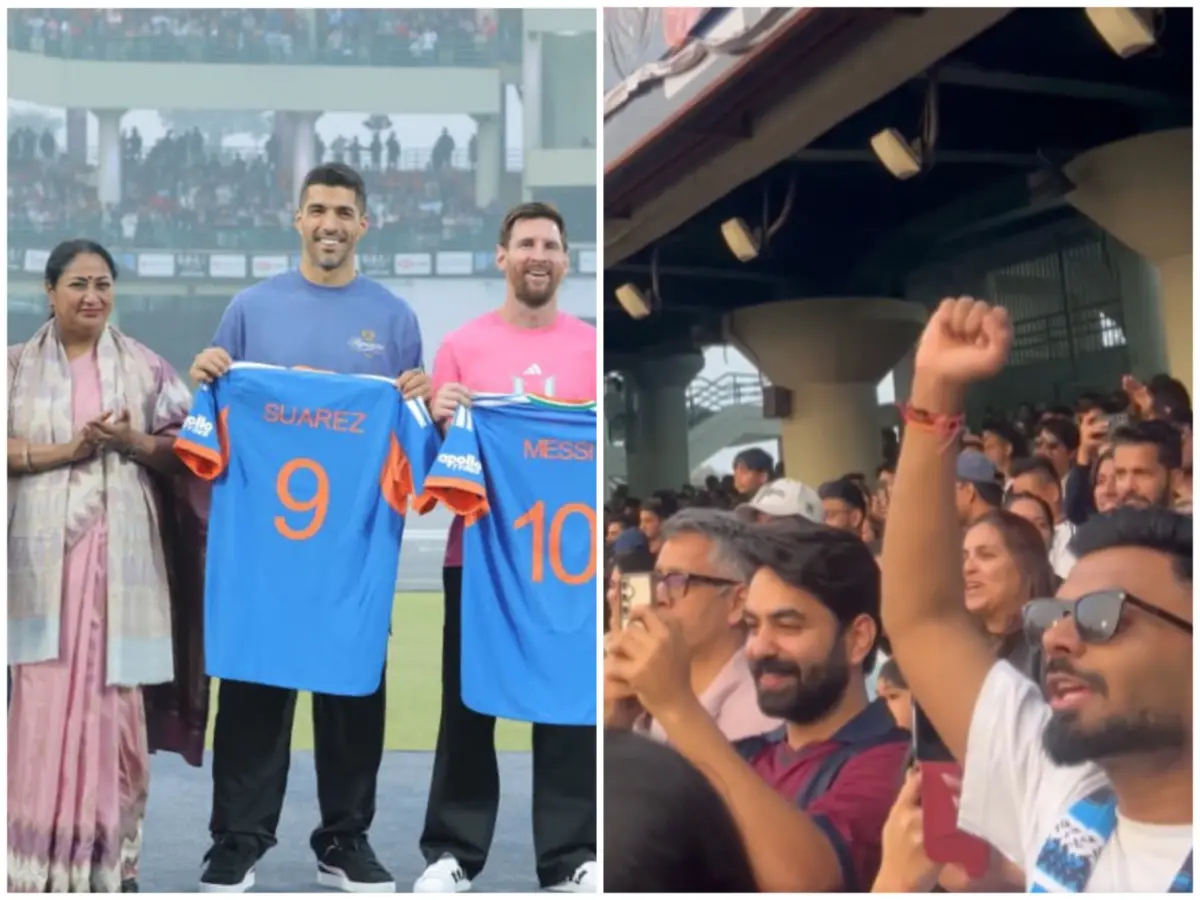 'International Shame': ‘AQI, AQI’ chants greet Delhi CM after she arrives for Messi event amid rise in air pollution 'International Shame': ‘AQI, AQI’ chants greet Delhi CM after she arrives for Messi event amid rise in air pollution