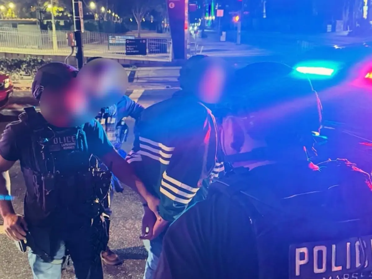 Photos of arrest