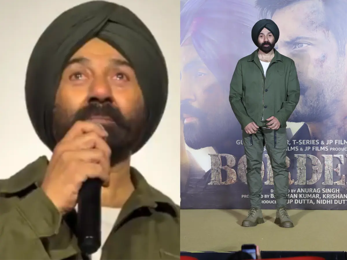 Sunny Deol gets teary-eyed at Border 2 teaser launch event, first appearance after Dharmendra's demise