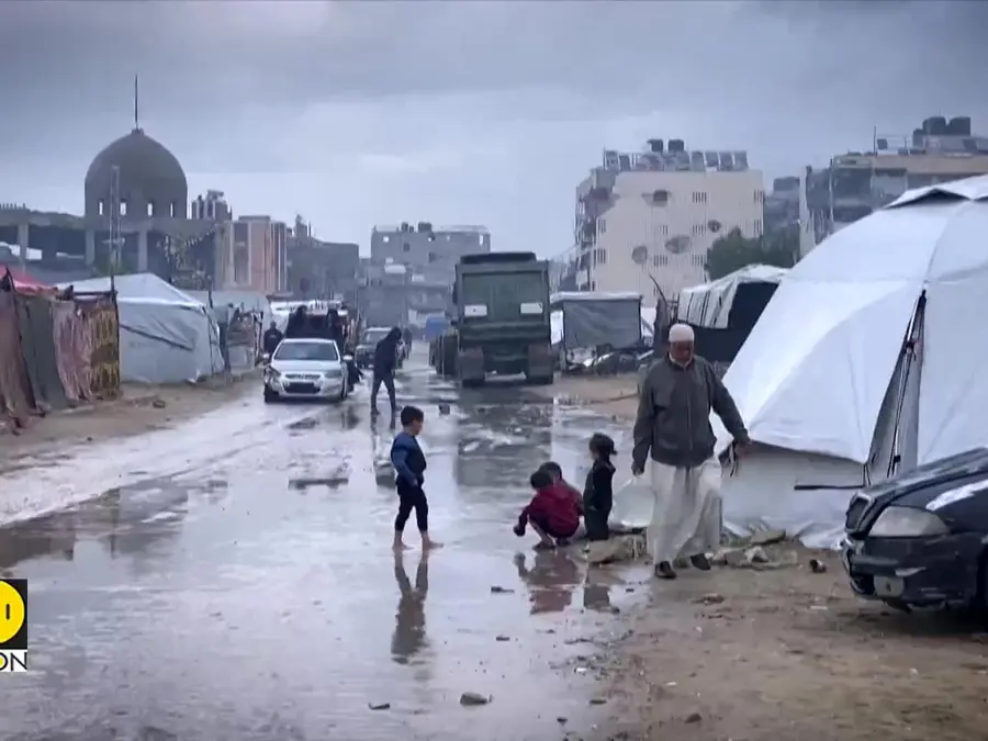 Gaza Floods: Families in Gaza Struggle Amid Cold Wind and Rising Water