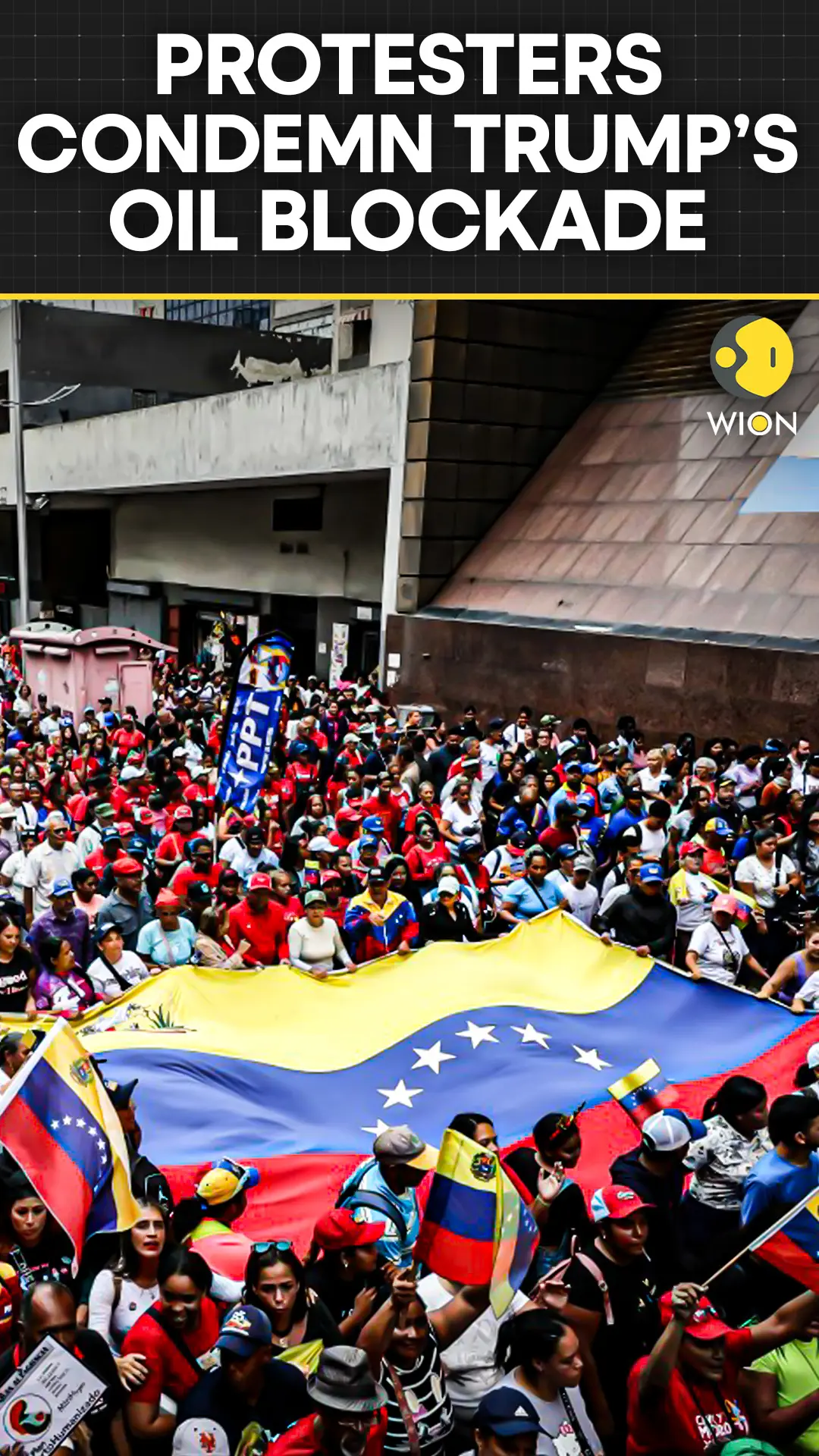 Venezuelans Rally in Caracas Against Trump’s Oil Blockade