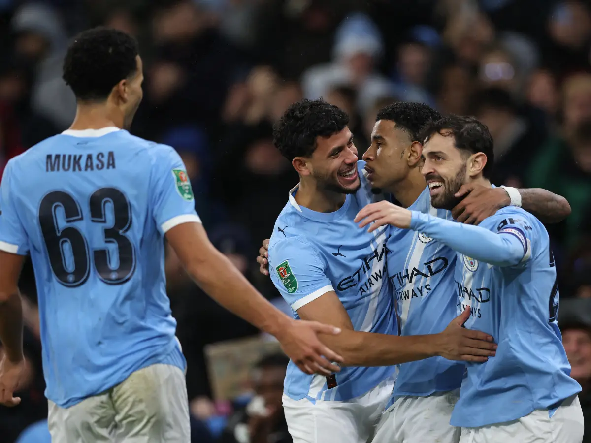 EFL Cup: Ryan Cherki inspires Man City, Newcastle strike late to reach semis
