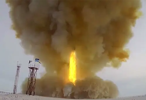 Avangard hypersonic glide vehicle
