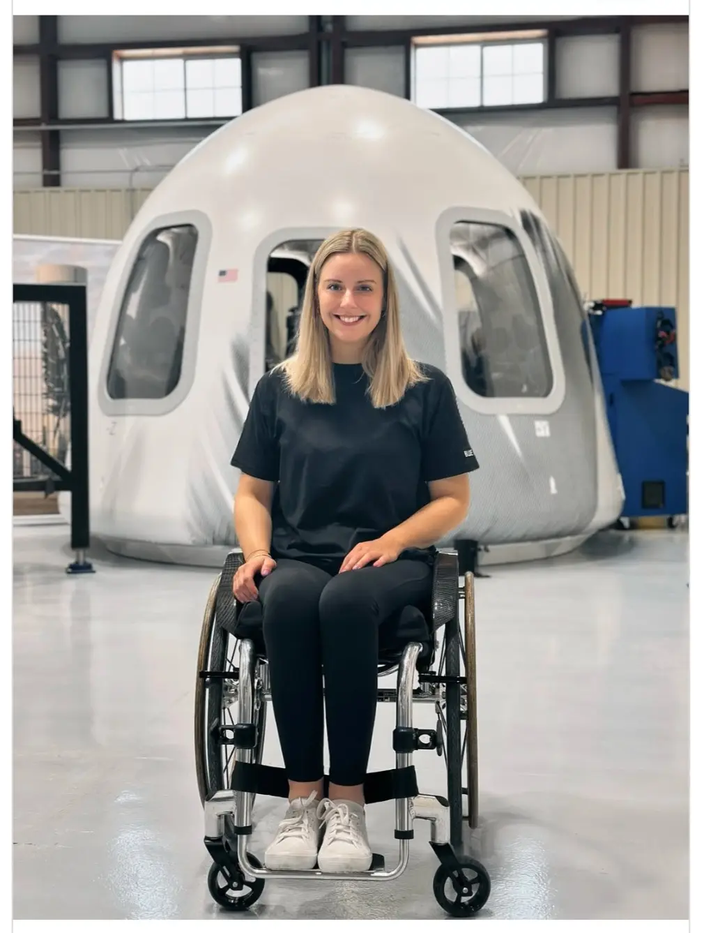 First wheelchair user heads to the stars: Today’s historic launch