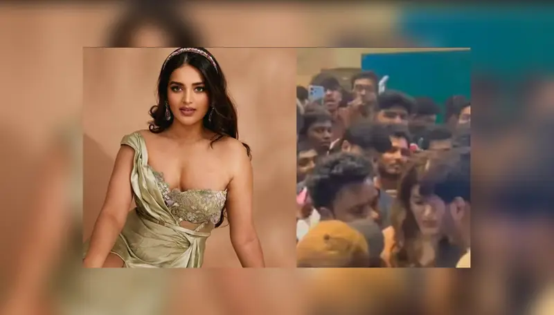 Nidhhi Agerwal mobbed at The Raja Saab event, police case filed against mall owner, organisers Nidhhi Agerwal mobbed at The Raja Saab event, police case filed against mall owner, organisers