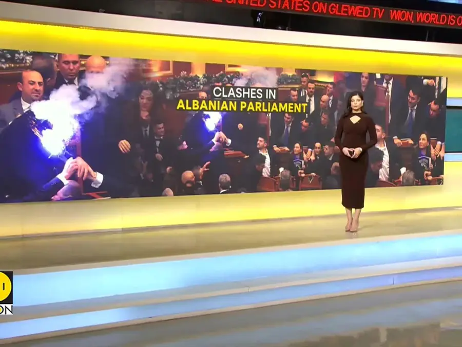 Albania: Scuffle Inside Albania's Parliament; Opposition Lawmakers Disrupt Proceedings 