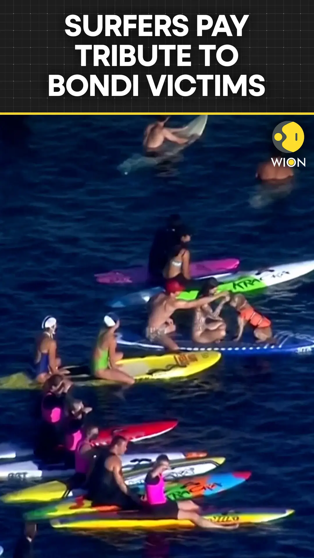 Bondi Beach Attack: Surfers, Swimmers Unite to Honour Victims