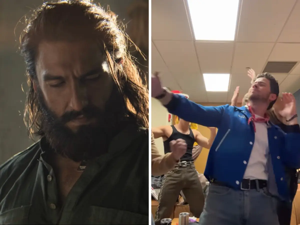 Ranveer Singh reacts as ‘Jiju’ Nick Jonas shares a video of The Jonas Brothers dancing to Dhurandhar song