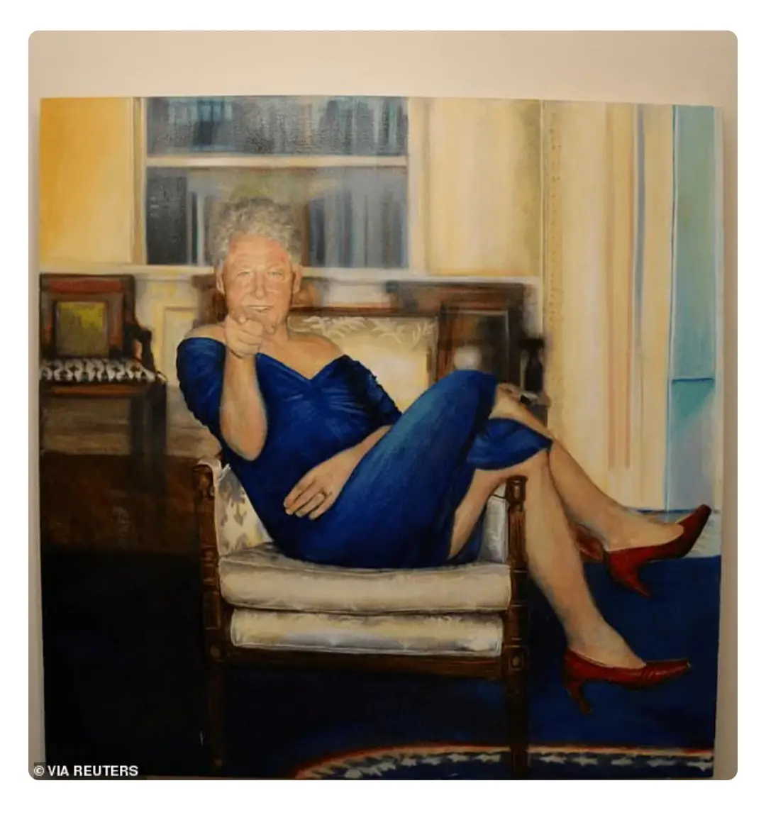 Famous Bil Clinton Oil Painting