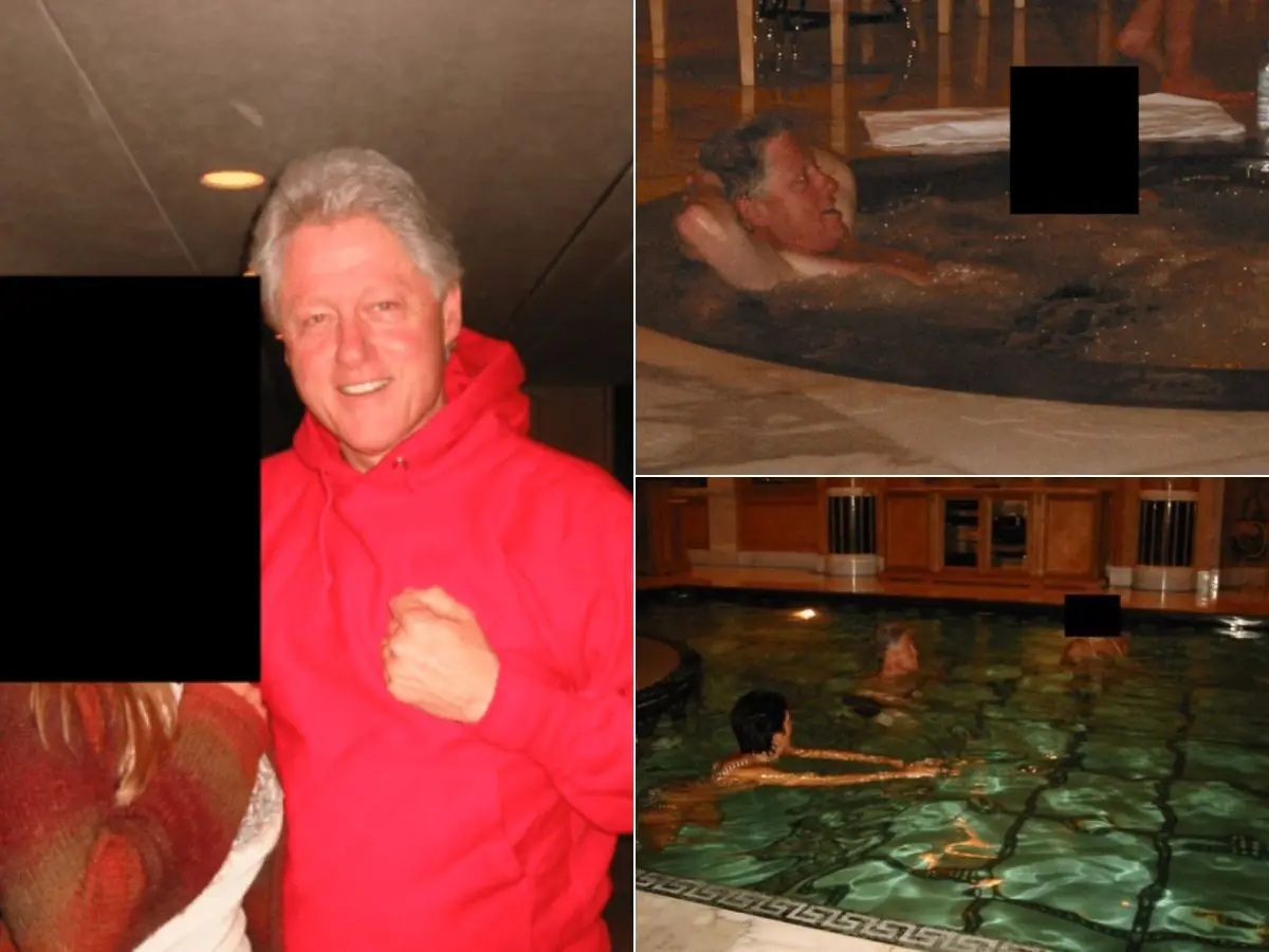 ‘This isn’t about Bill Clinton’: Former president’s spokesman claims after new Epstein photos released