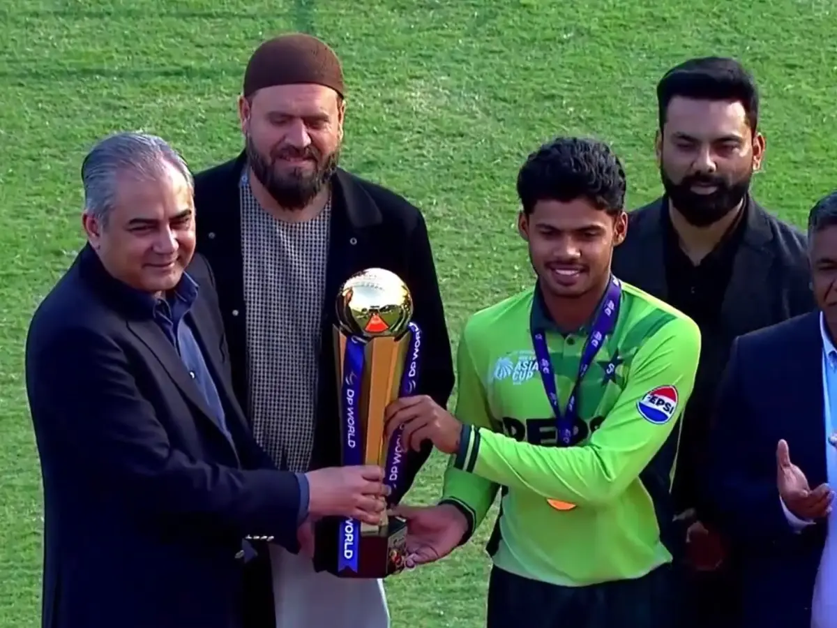 Mohsin Naqvi showcases double standards, India's wait for Asia Cup trophy continues, hands over U19 trophy to Pakistan Mohsin Naqvi showcases double standards, India's wait for Asia Cup trophy continues, hands over U19 trophy to Pakistan