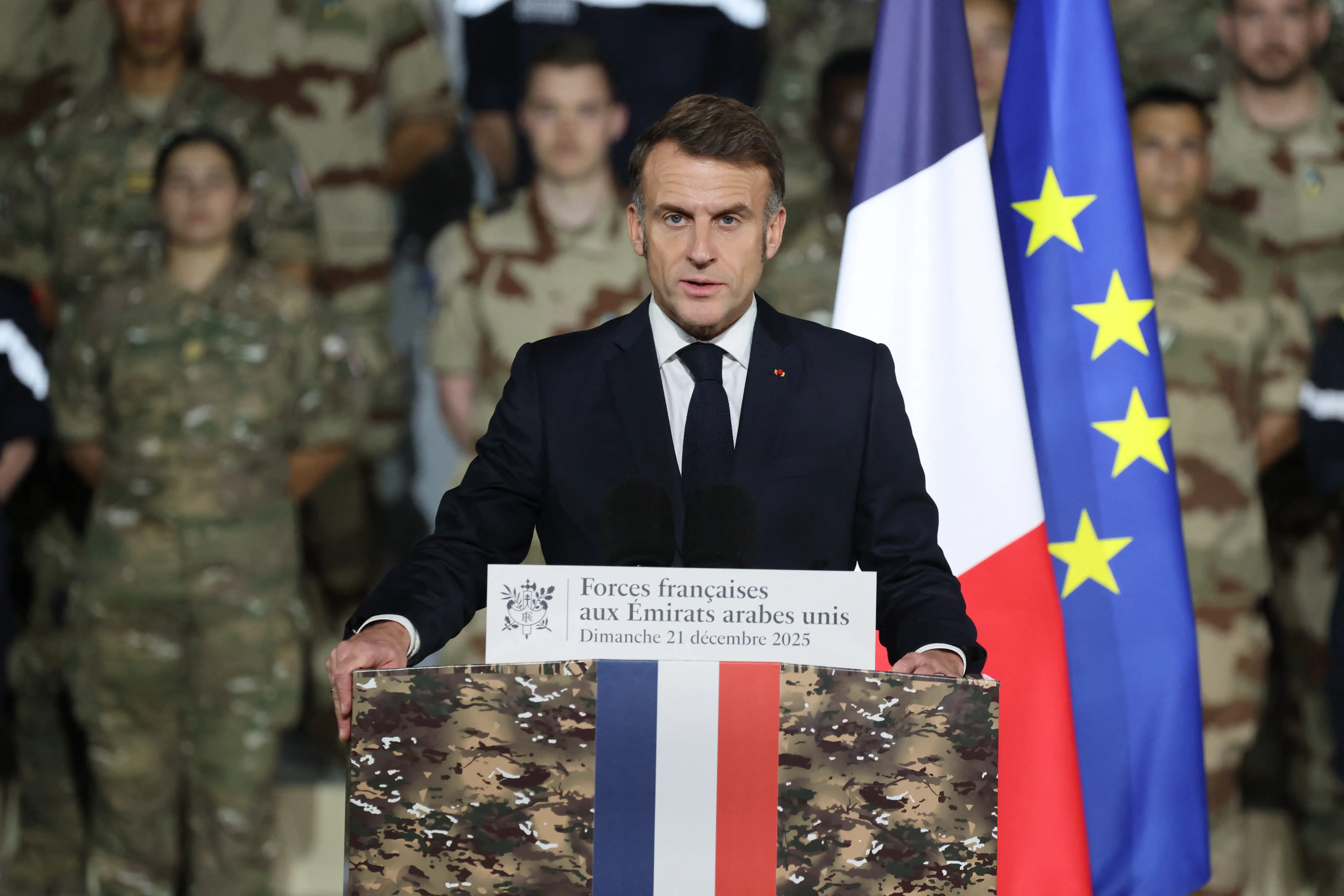 France to strengthen military as Macron announces new aircraft carrier after voluntary service rollout