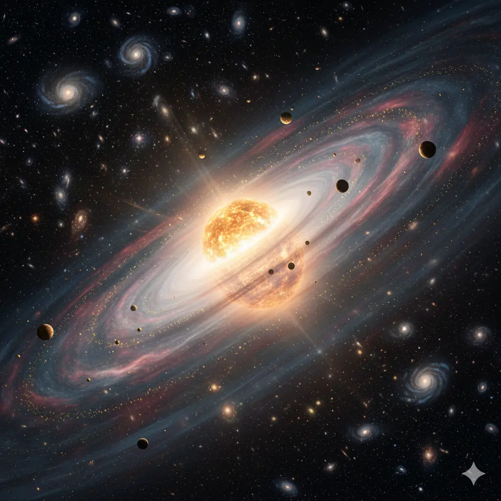 A cloud of cosmic dust