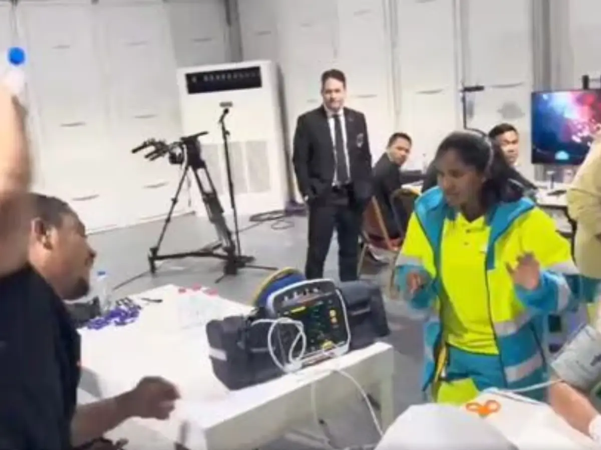 WATCH: Anthony Taylor throws water bottle at Neeraj Goyat after Misfits Boxing loss