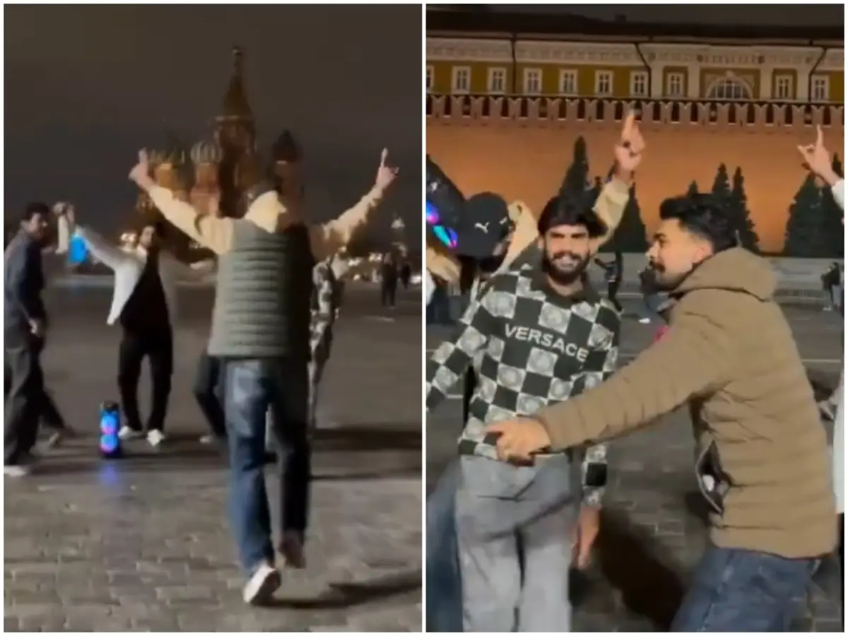 Viral video shows 'Indians dancing on Moscow streets', claims to be part of labour contingent — Here's why Viral video shows 'Indians dancing on Moscow streets', claims to be part of labour contingent — Here's why