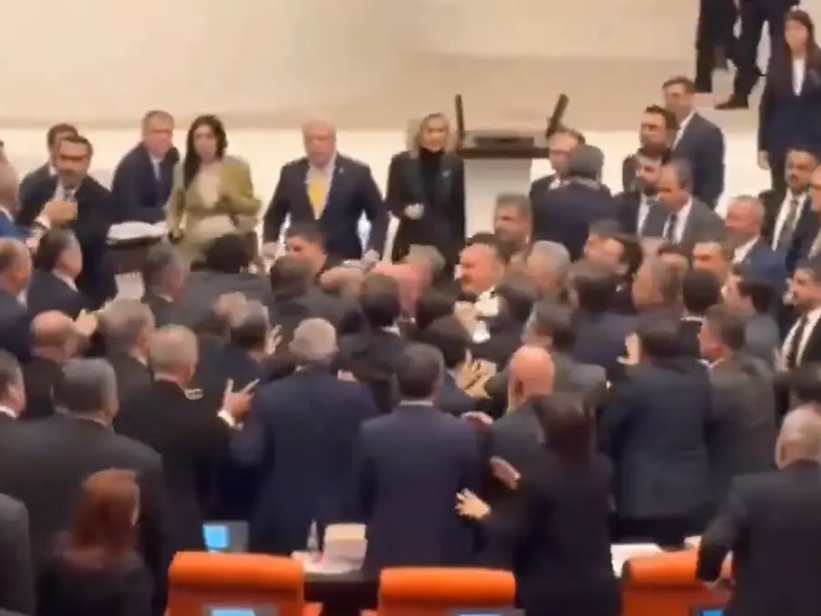 Watch | Punches fly in Turkish parliament during heated budget showdown