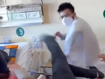 WATCH | Violence erupts between doctor and patient in Shimla hospital after heated argument WATCH | Violence erupts between doctor and patient in Shimla hospital after heated argument