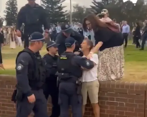 ‘You have blood on your hands’: Man arrested after he yells at Australian PM Albanese at Bondi vigil — VIDEO