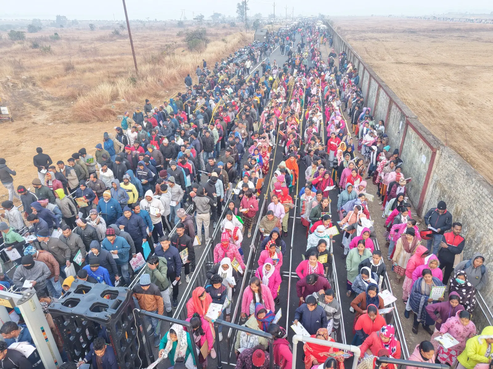 Airstrip turns exam centre in Odisha; over 8,000 candidates vie for fewer than 200 posts | Watch Airstrip turns exam centre in Odisha; over 8,000 candidates vie for fewer than 200 posts | Watch