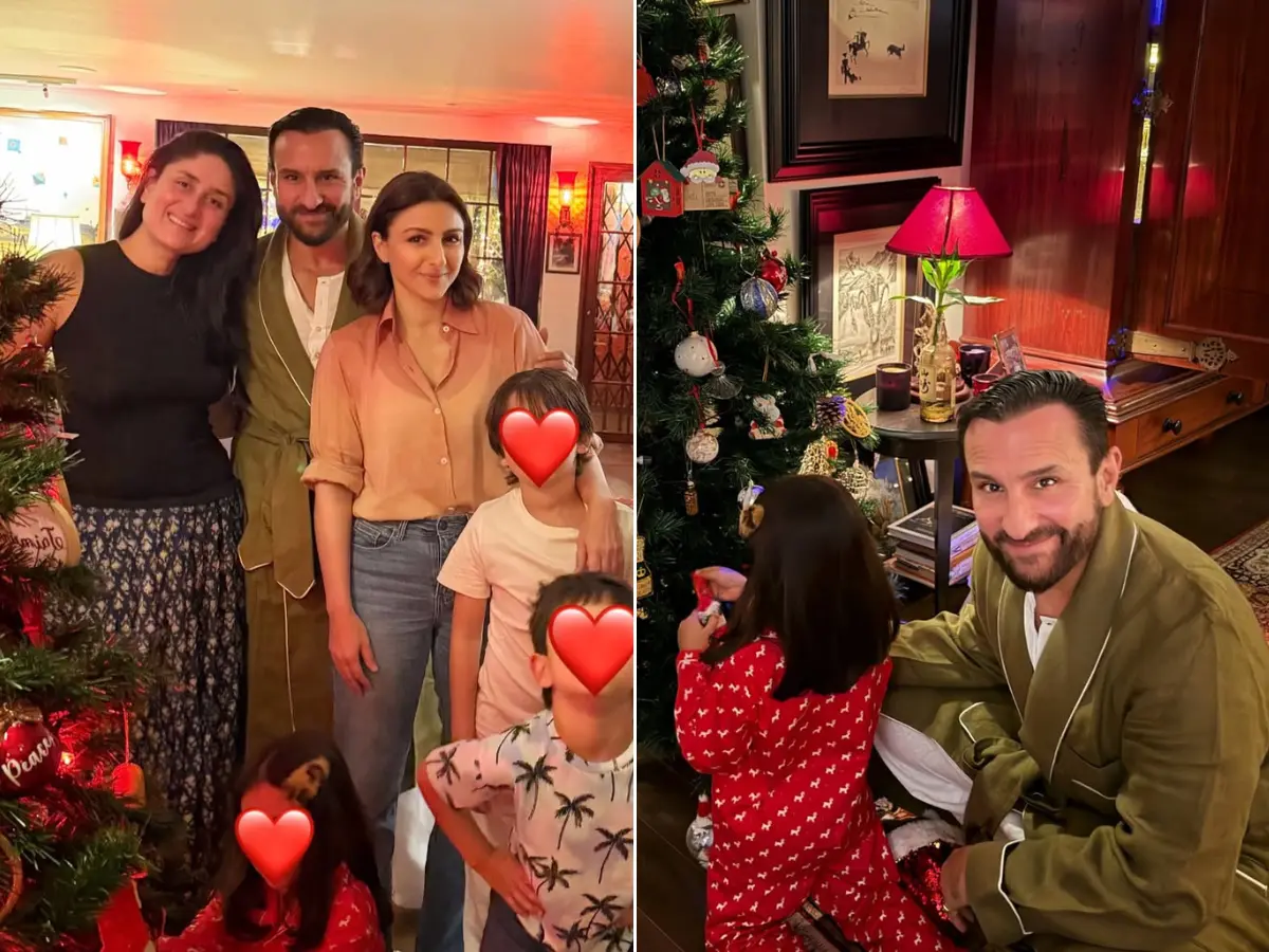 Kareena Kapoor, Saif Ali Khan join Soha Ali Khan's Christmas celebration | See pics Kareena Kapoor, Saif Ali Khan join Soha Ali Khan's Christmas celebration | See pics