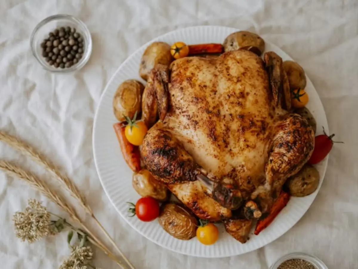 Roast chicken