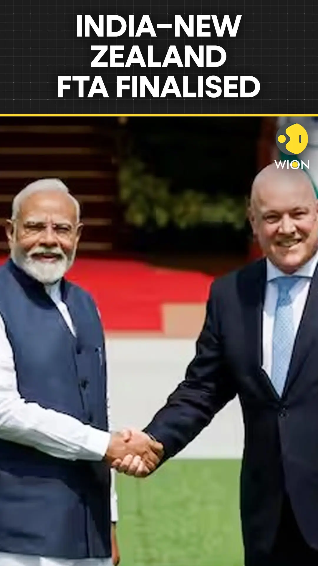 India, New Zealand Conclude Ambitious FTA to Double Trade, Boost Investment