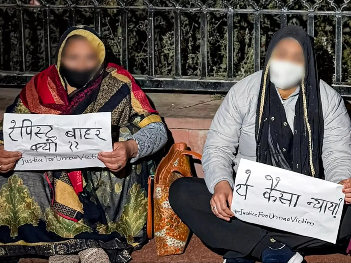 Unnao rape survivor’s mother manhandled during protest; ‘Dead society’, says Rahul Unnao rape survivor’s mother manhandled during protest; ‘Dead society’, says Rahul