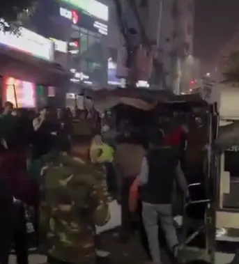 One killed after crude bomb thrown from flyover in Dhaka’s Moghbazar