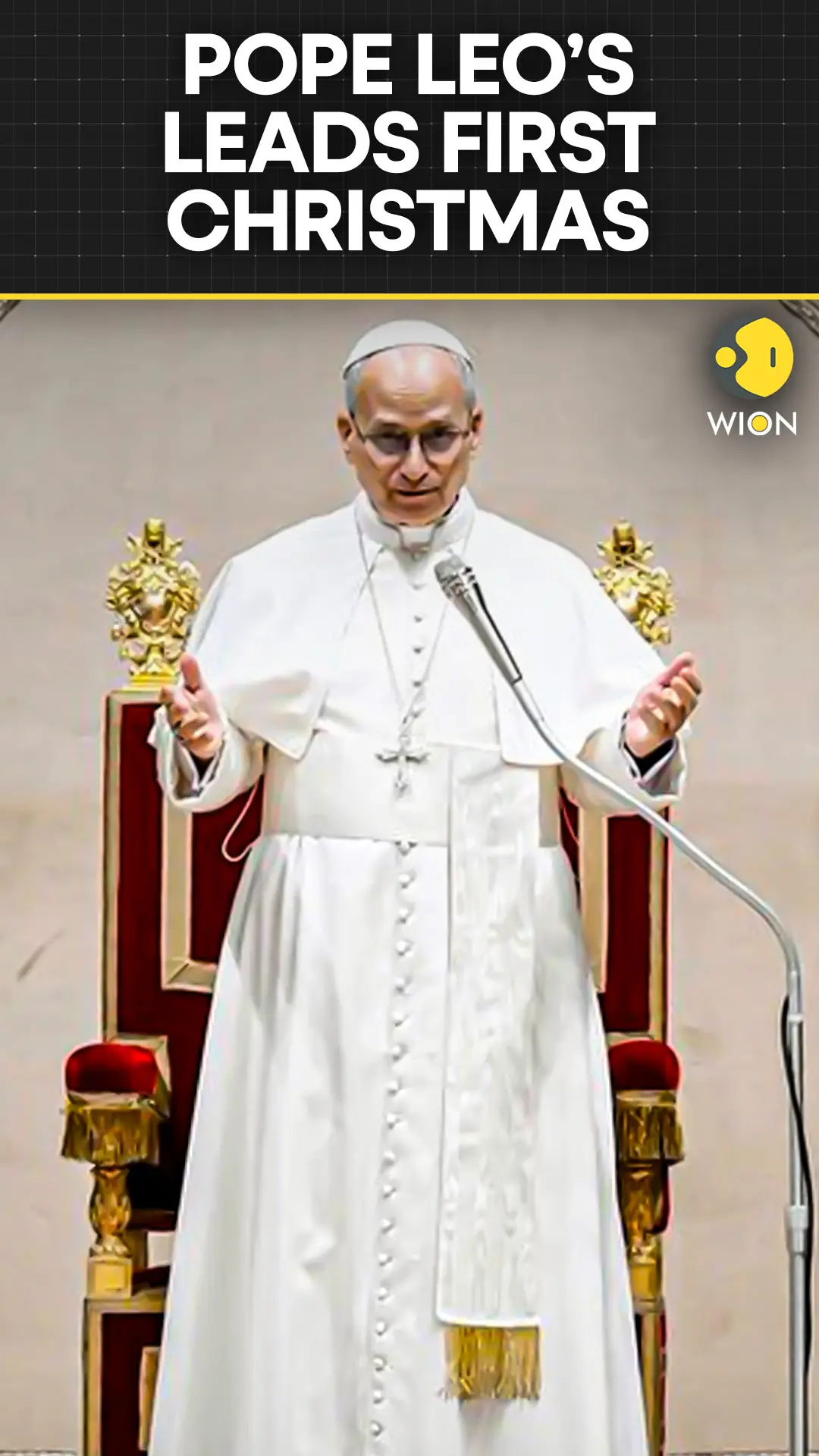 Vatican Gathers as Pope Leo Leads First Christmas Mass