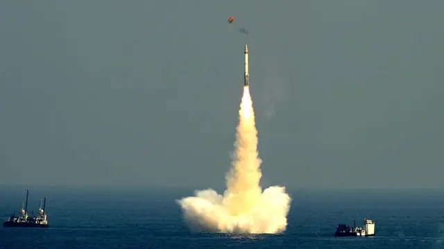 Undersea powerplay: India successfully test-fires K-4 missile from nuclear submarine INS Arighaat
