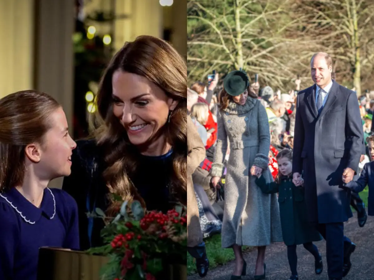 Kate Middleton and Prince William attend Christmas Day celebration with ...