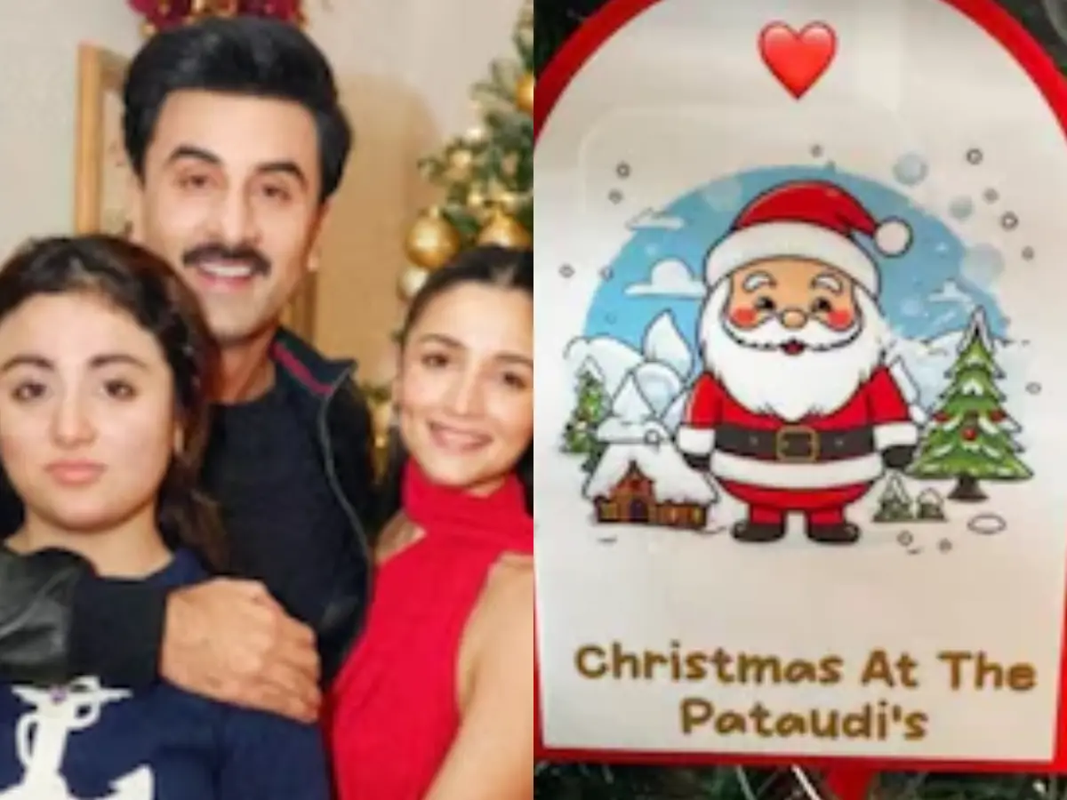 Christmas celebration: Alia Bhatt and Ranbir Kapoor smile bright, Kareena Kapoor is enjoying at Pataudi Palace Christmas celebration: Alia Bhatt and Ranbir Kapoor smile bright, Kareena Kapoor is enjoying at Pataudi Palace