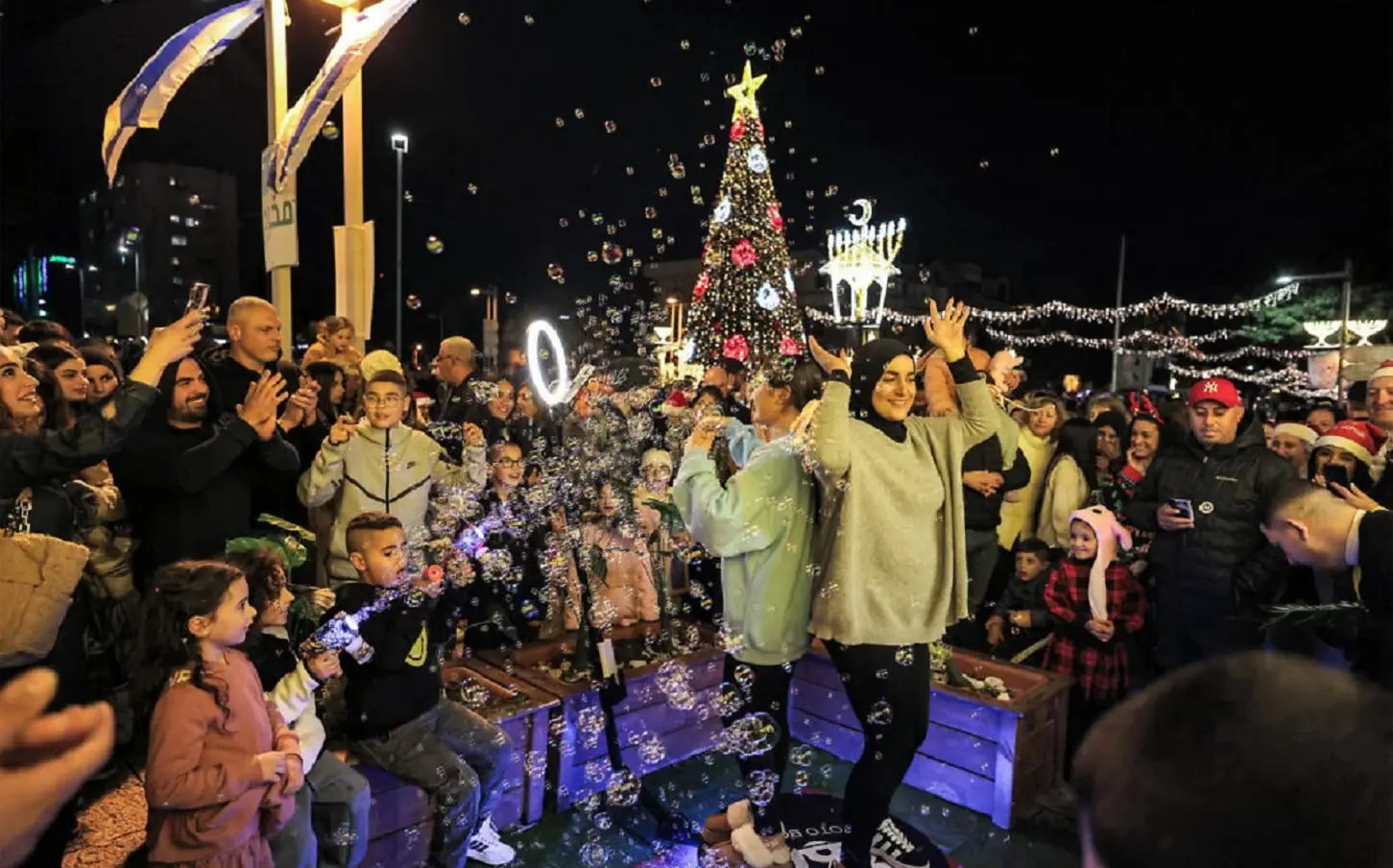 Israeli cops arrest Palestinian man dressed as Santa Claus at Christmas party