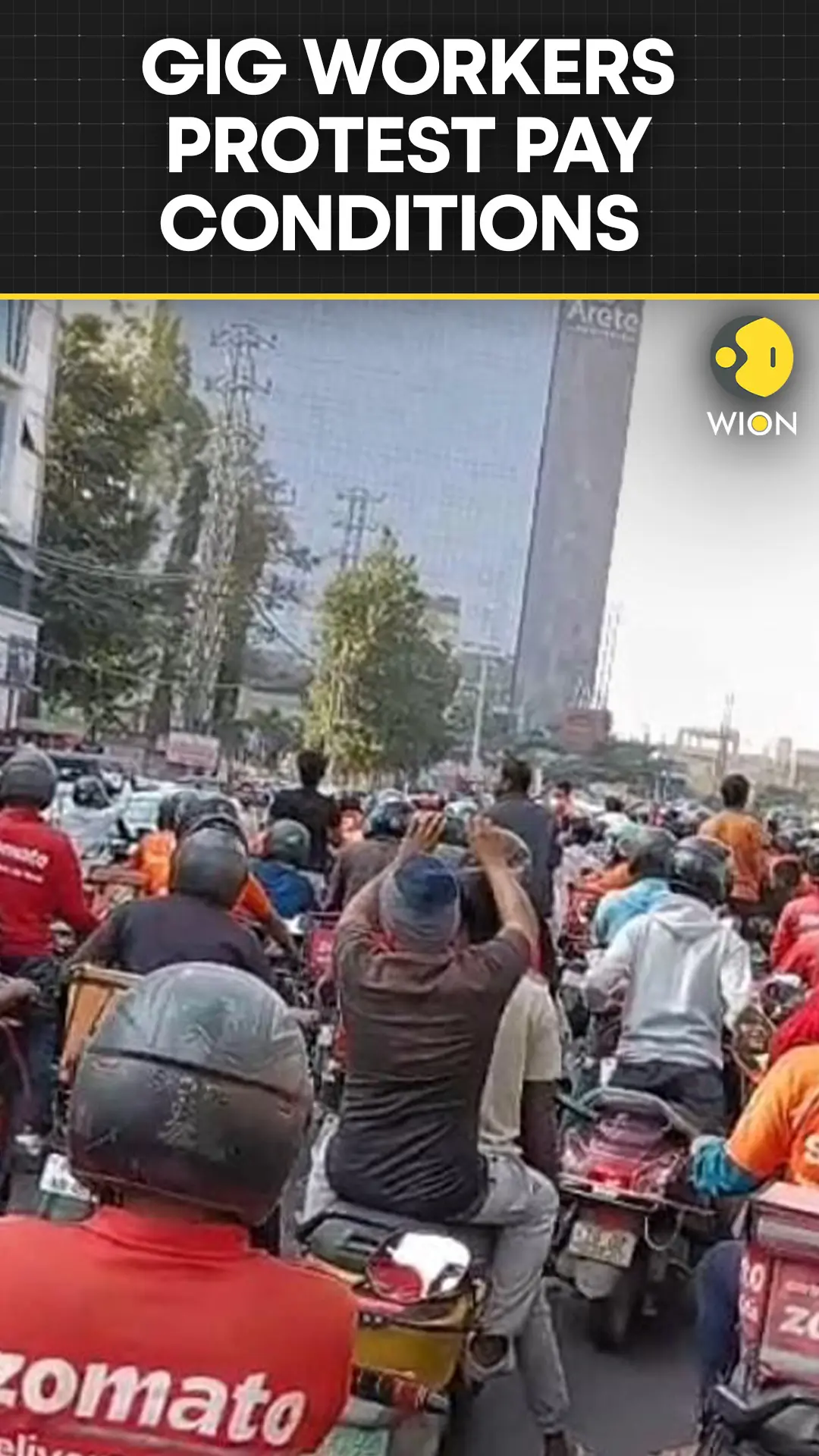 Delivery Workers Hold Nationwide Flash Strike and Bike Rallies Across India