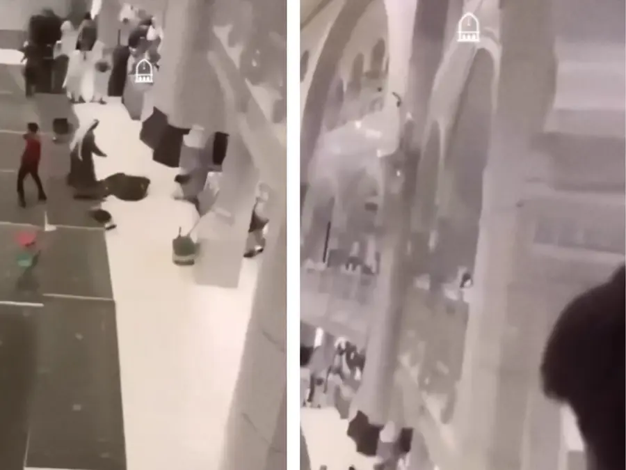 WATCH: Man attempts suicide at Mecca’s Masjid al-Haram, dramatically saved by security officer