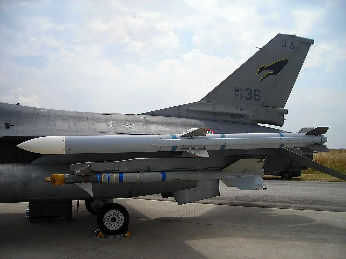 10. AIM-120 AMRAAM - Air-to-Air Precision Combat Missile
