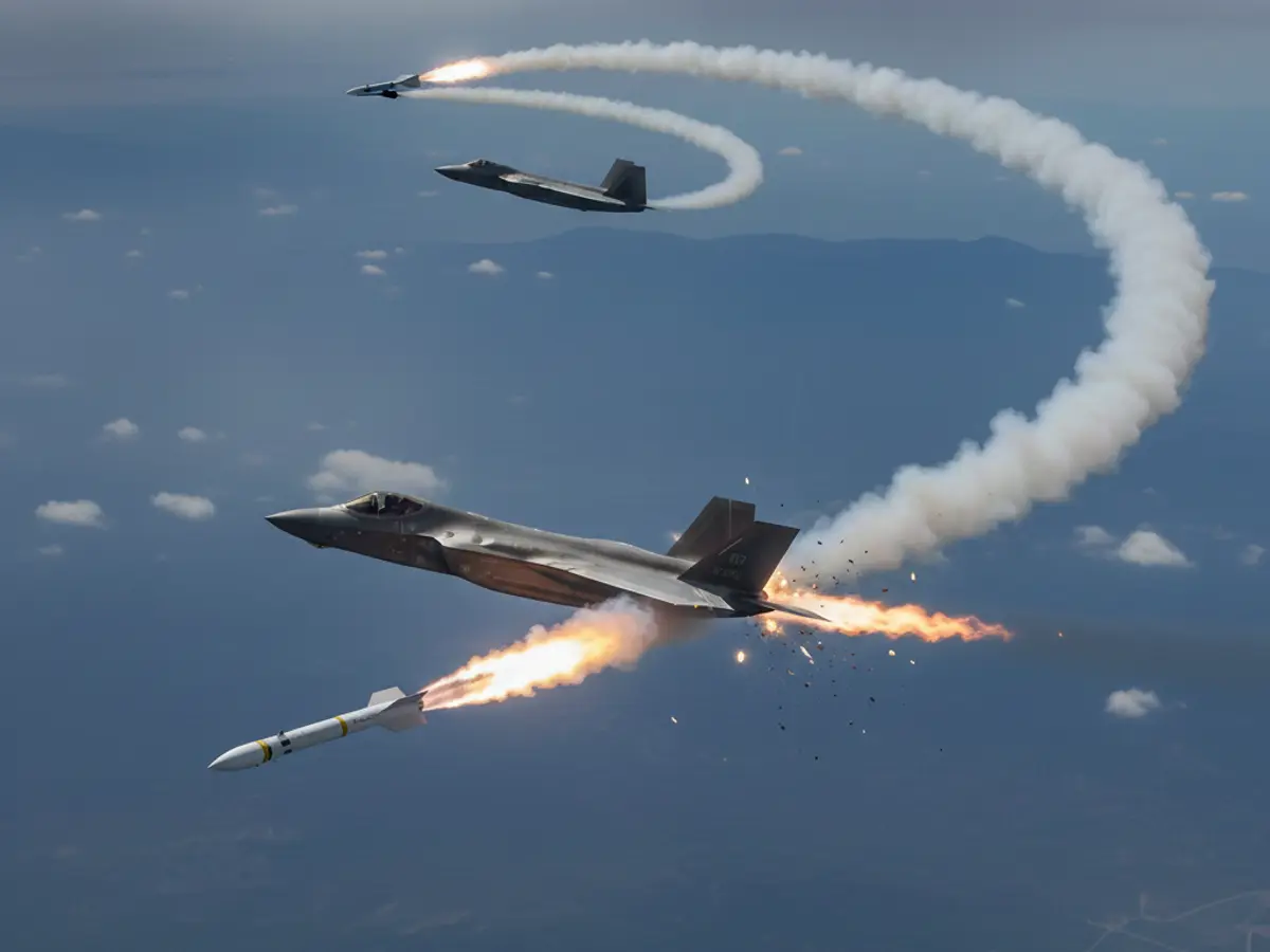 How air-to-air missiles track and destroy fighter jets mid-air
