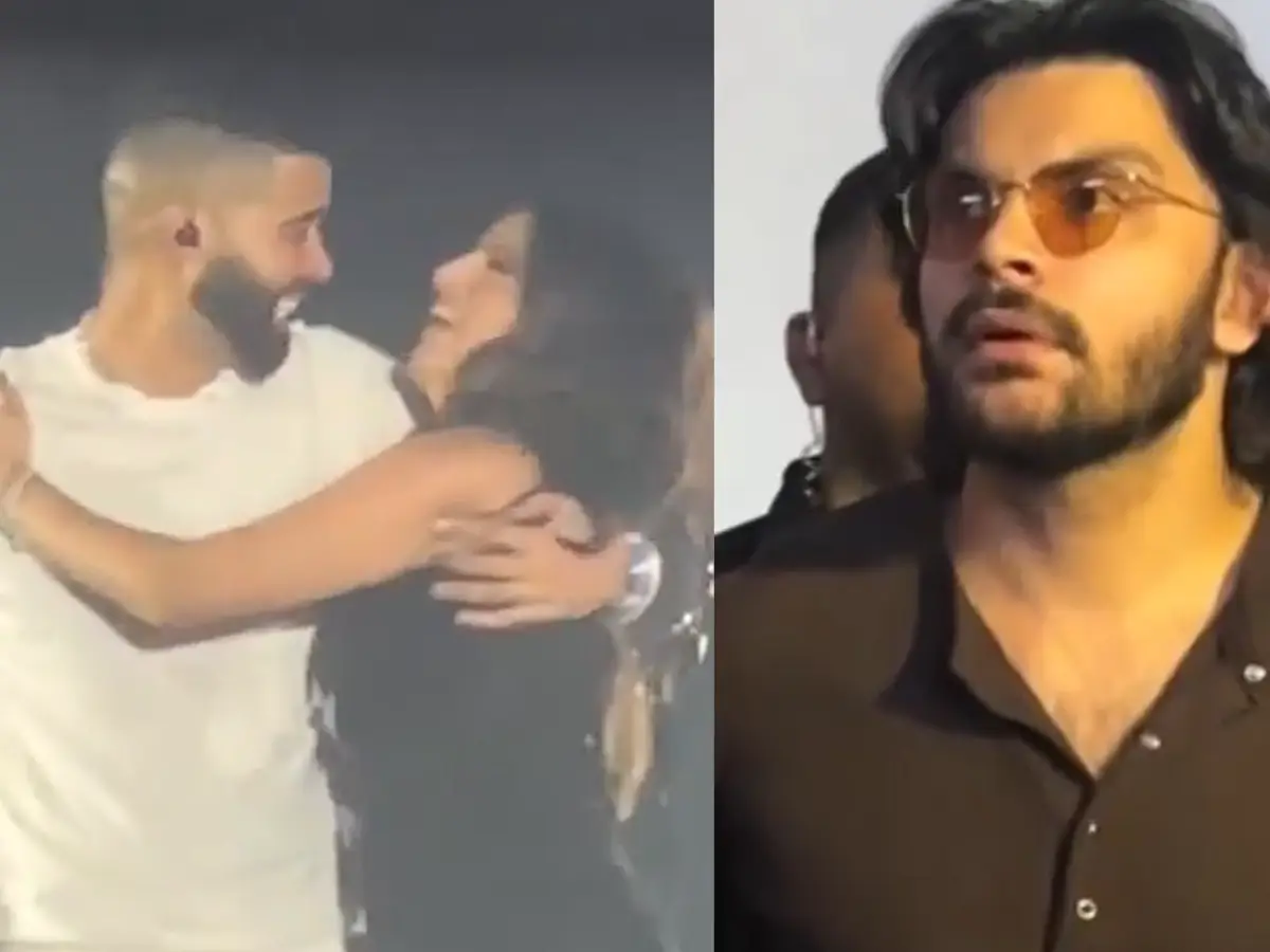 AP Dhillon kisses Tara Sutaria! Was Veer Pahariya uncomfortable ? Internet thinks so