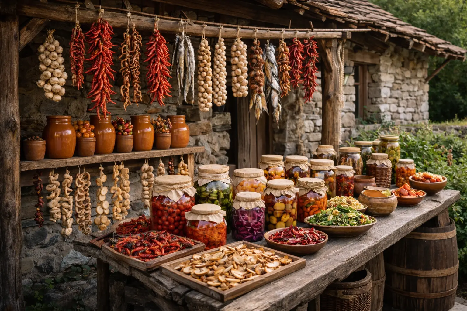Food Preservation Through Drying and Fermentation