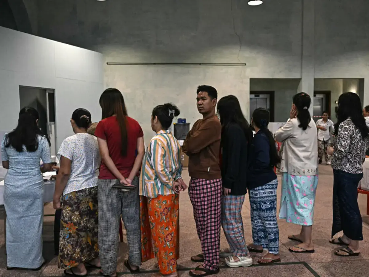 After five years of civil war in Myanmar, military junta stages election with weak turnout After five years of civil war in Myanmar, military junta stages election with weak turnout
