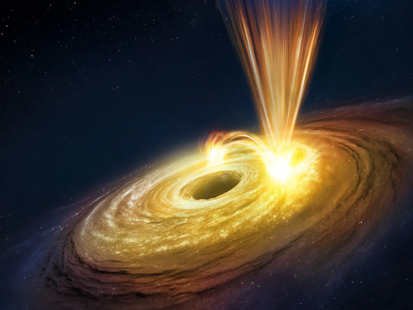 Astronomers observe a flaring supermassive black hole firing winds at 60,000 km/s! Astronomers observe a flaring supermassive black hole firing winds at 60,000 km/s!