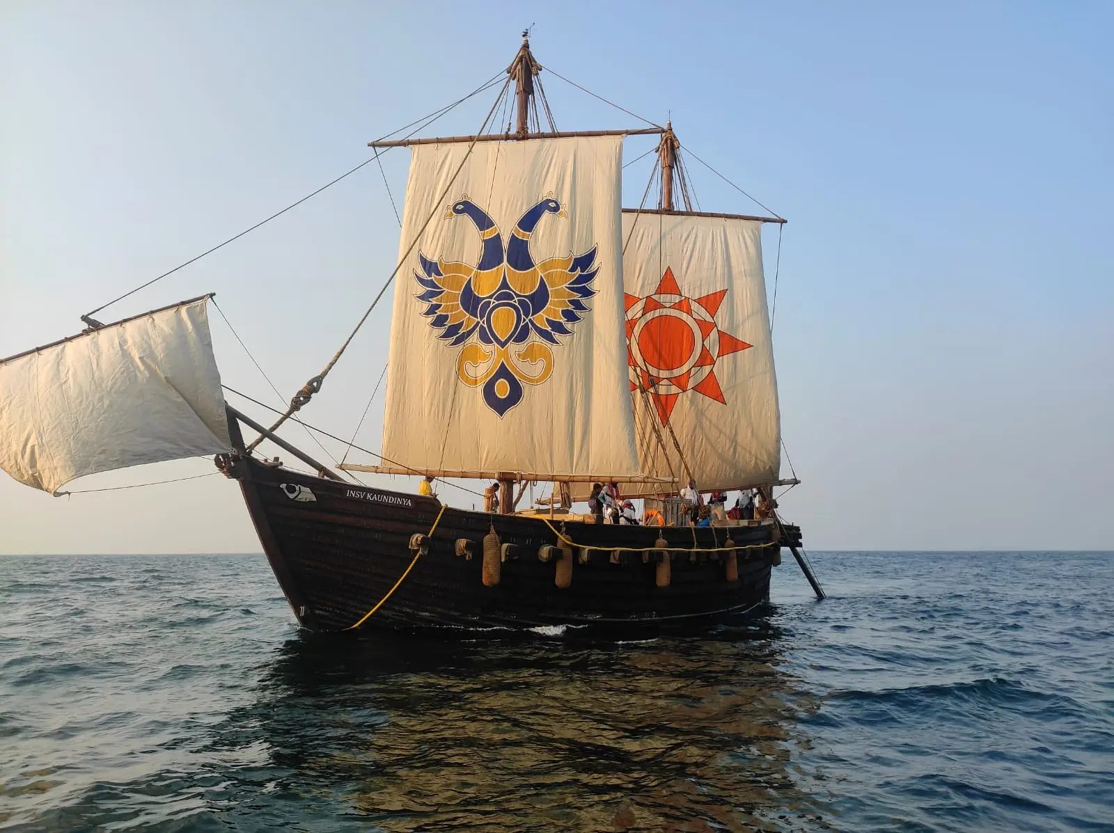 5th-century Indian ship INSV Kaundinya embarks on maiden voyage; PM Modi hails Navy