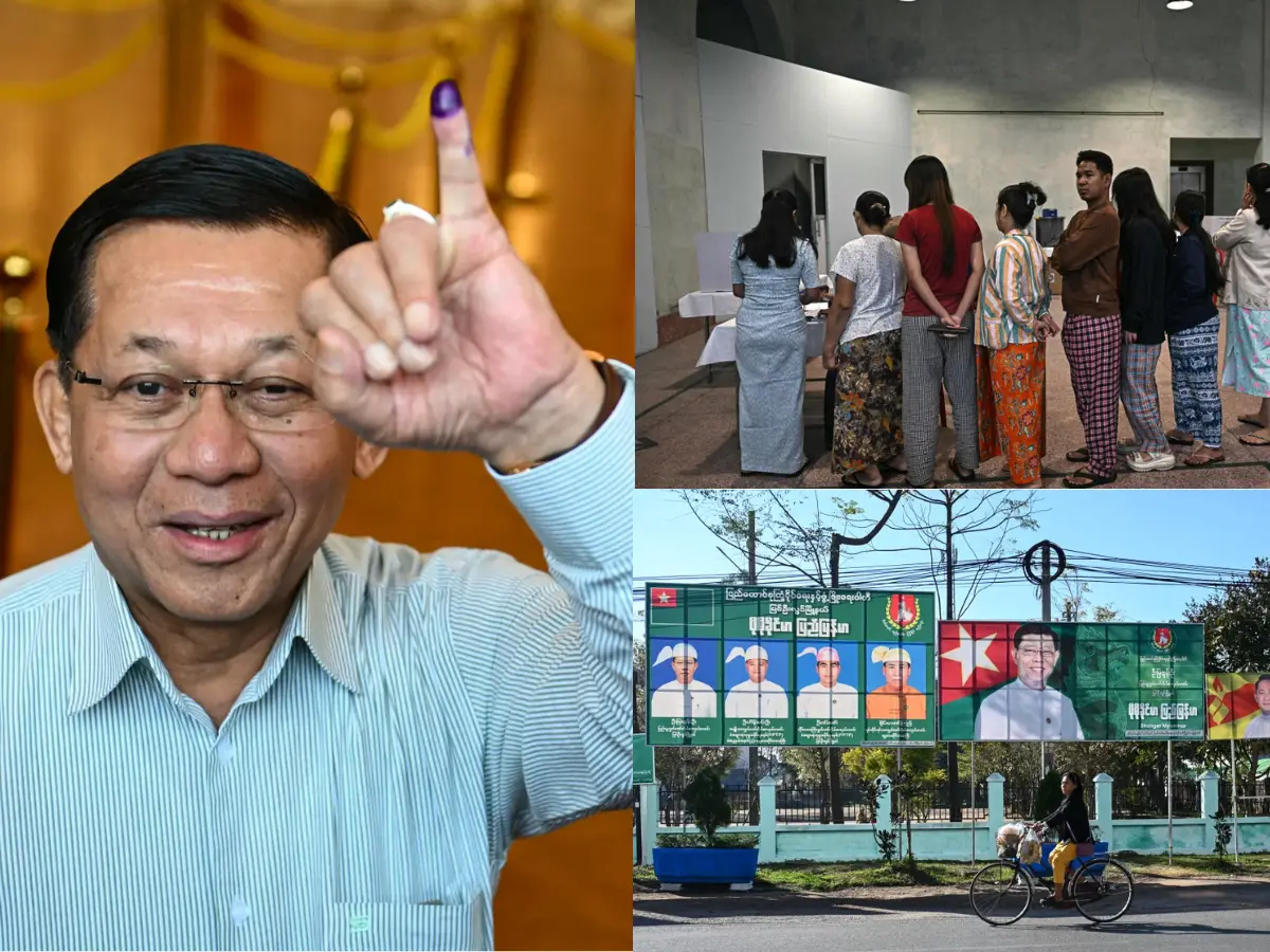 Myanmar's pro-military party USDP claims landslide victory in first phase of elections - What we know about the polls? Myanmar's pro-military party USDP claims landslide victory in first phase of elections - What we know about the polls?