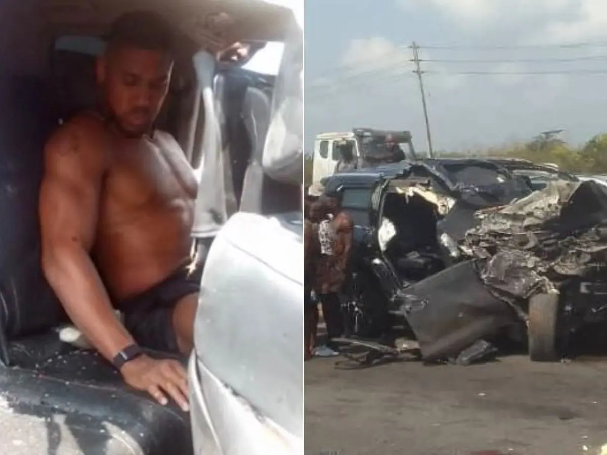 Anthony Joshua car crash updates Coach, friend killed, Nigerian Prez confirms British boxer is stable