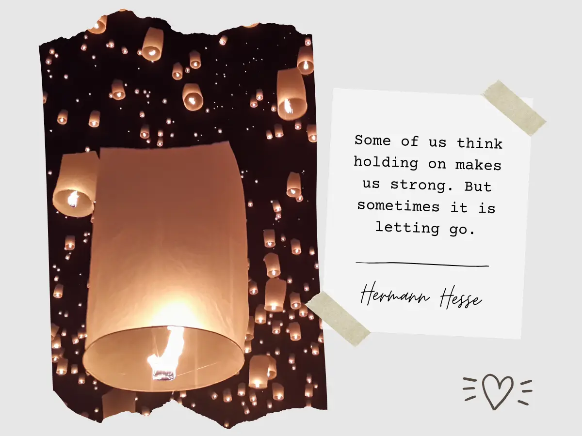 Strength in letting go